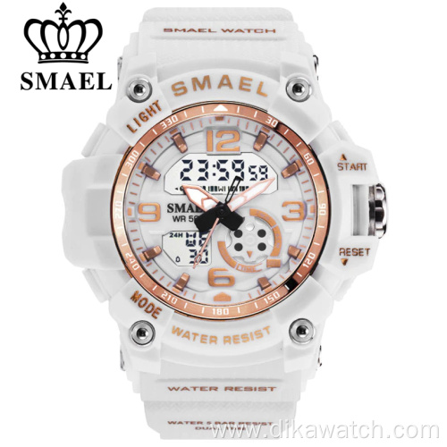 SMAEL Fashion Women Sport Watches Waterproof Ladies Student